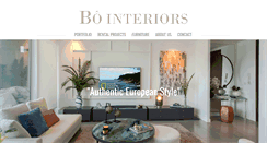 Desktop Screenshot of bo-interiors.com